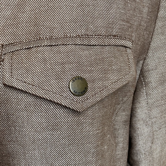 Isaac Mizrahi Linen Blend Jacket Size XL - Picture 3 of 7